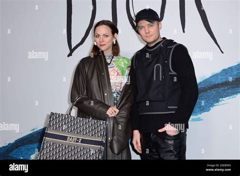 Matthew Williams and his wife attending the Dior Homme 